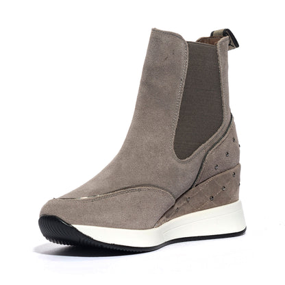 KEYS K6982 TAUPE C.FUCILE Stivaletti Donna 