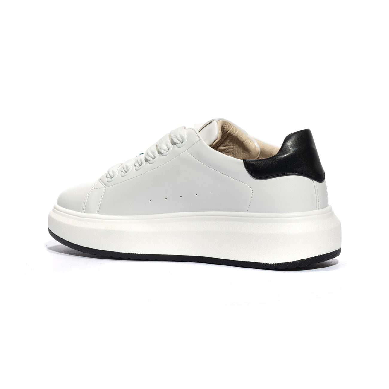 KEYS K7610 WHITE BLACK Sneakers Donna 