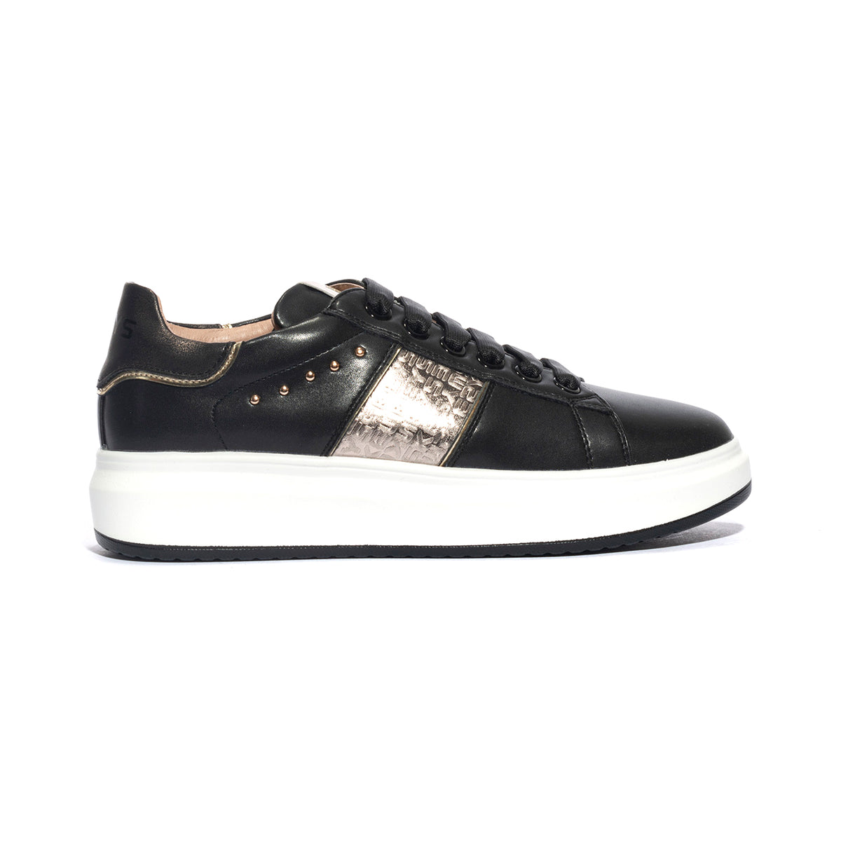 KEYS K8303 BLACK GOLD Sneakers Donna 