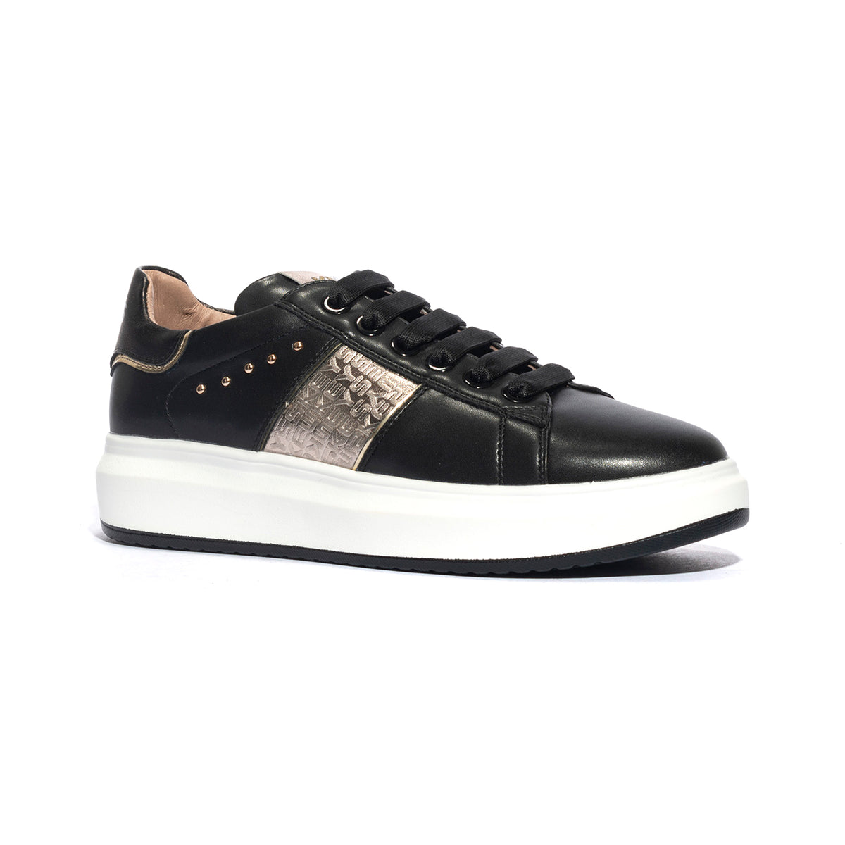 KEYS K8303 BLACK GOLD Sneakers Donna 
