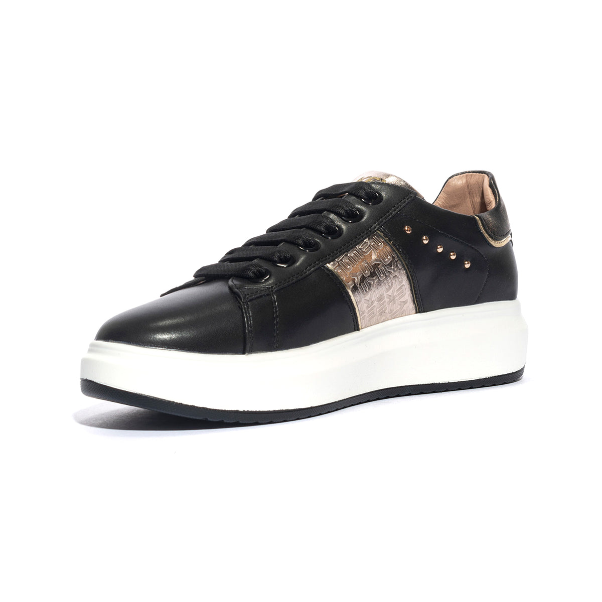 KEYS K8303 BLACK GOLD Sneakers Donna 