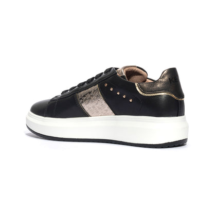 KEYS K8303 BLACK GOLD Sneakers Donna 