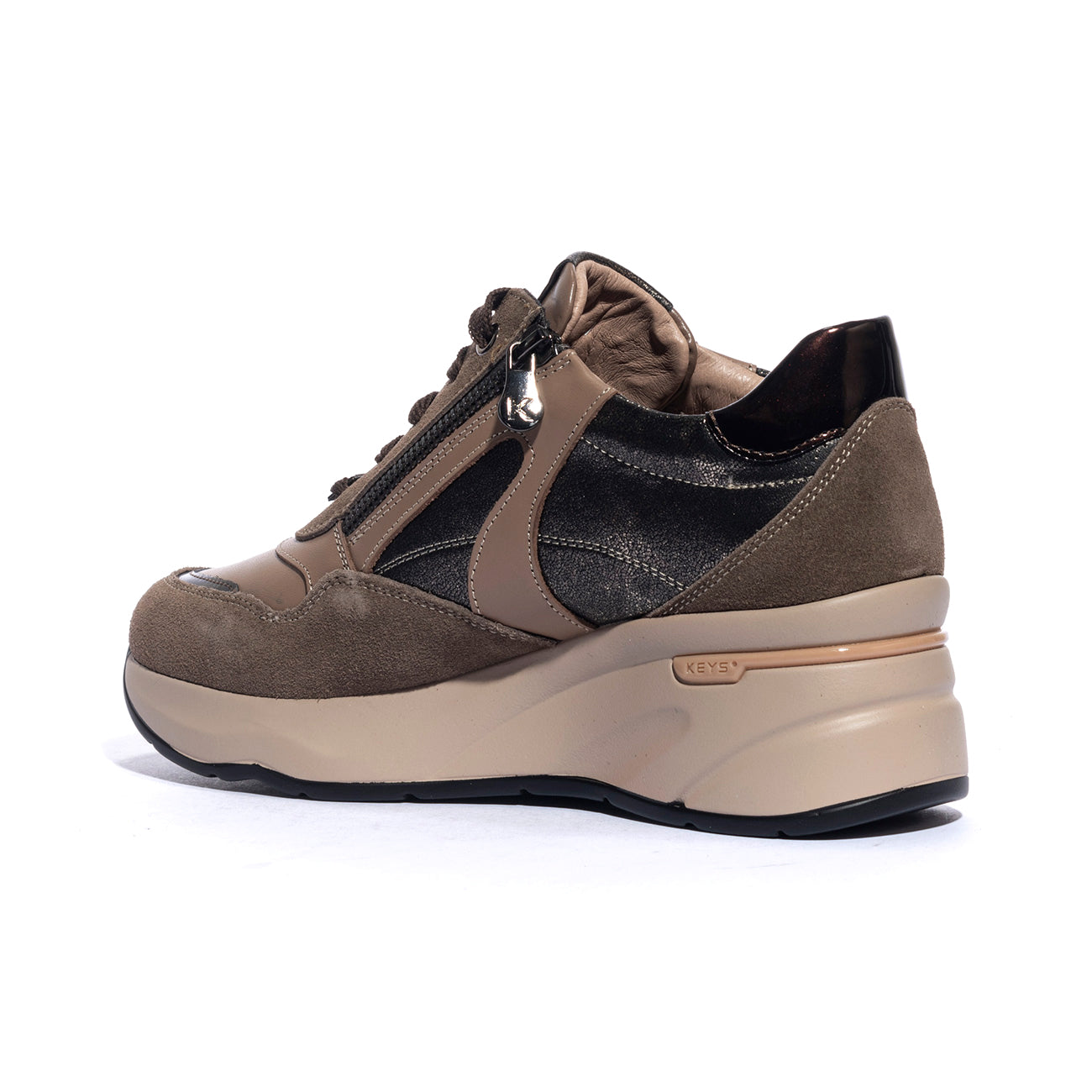 KEYS K8400 ALMOND BRONZO GOLD Sneakers Donna 