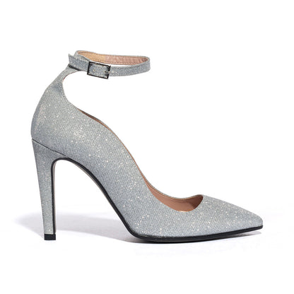 KISS KRISS 0880 ARGENTO Decollete Donna 