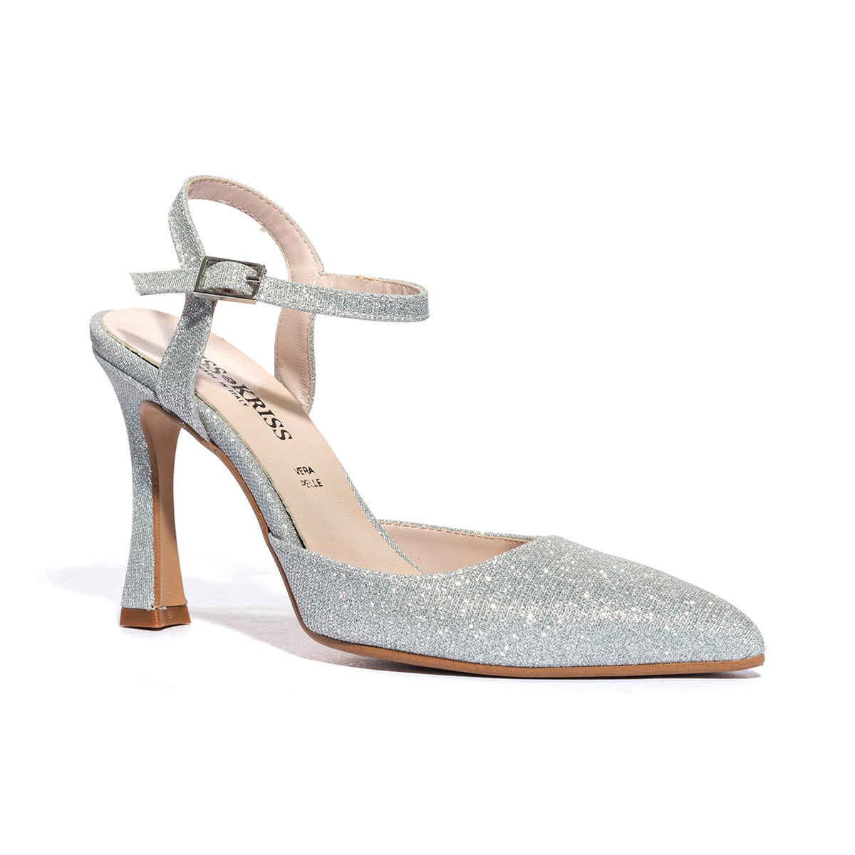 KISS KRISS 441 ARGENTO Decollete Donna 
