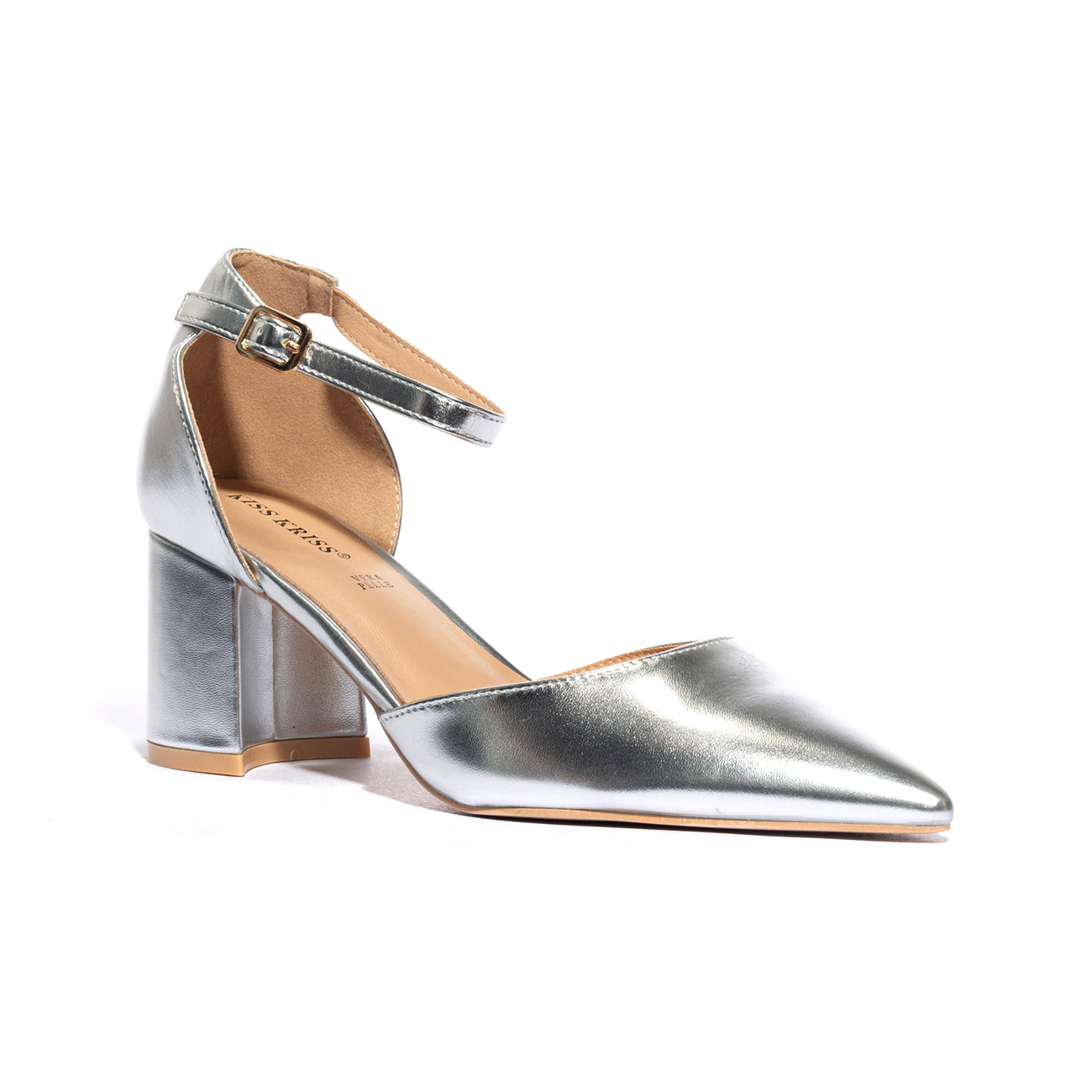 KISS KRISS 5004 ARGENTO Decollete Donna 