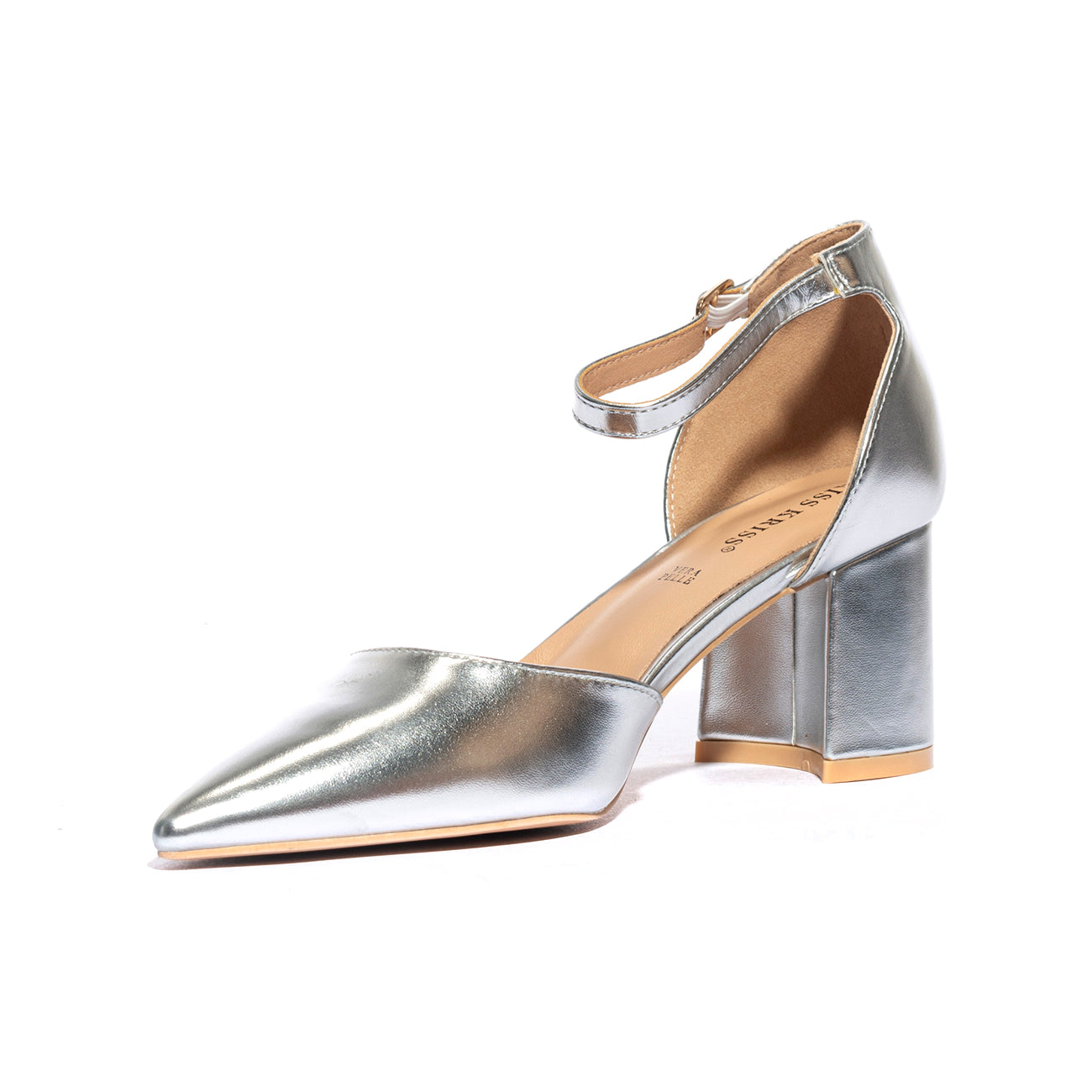 KISS KRISS 5004 ARGENTO Decollete Donna 