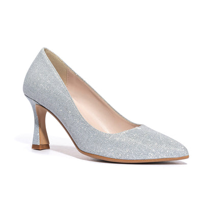 KISS KRISS 5370 ARGENTO Decollete Donna 