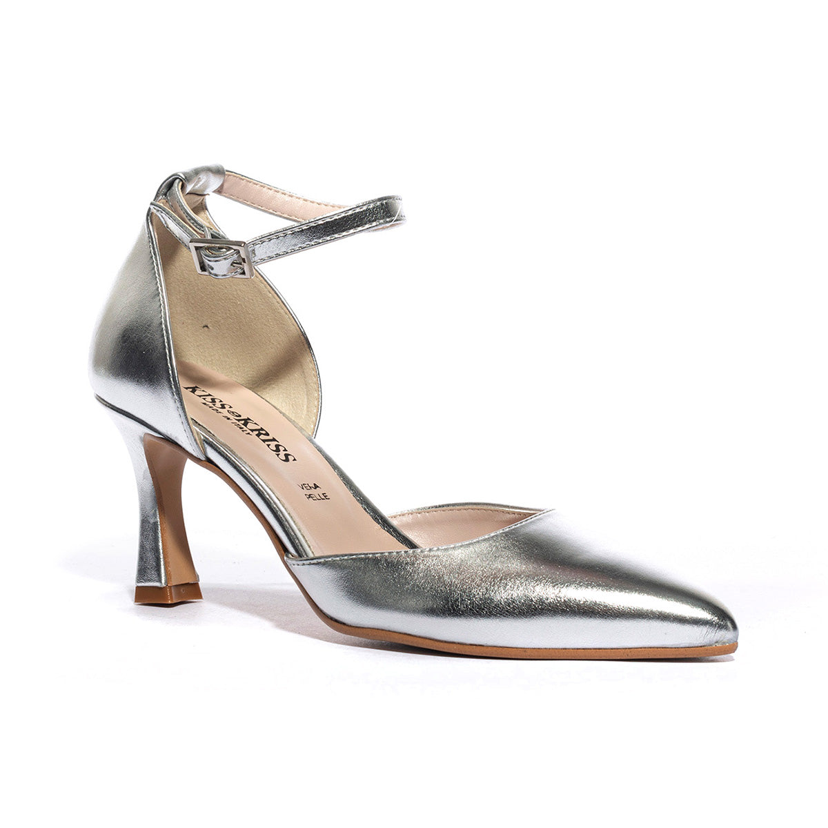 KISS KRISS 5372 ARGENTO Decollete Donna 