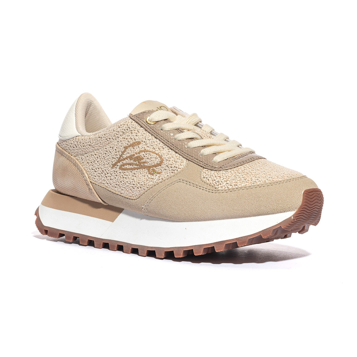 LIUJO 4F4721TX442S1400 LAMINATED MILK Sneakers Donna 