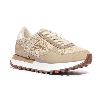LIUJO 4F4721TX442S1400 LAMINATED MILK Sneakers Donna 