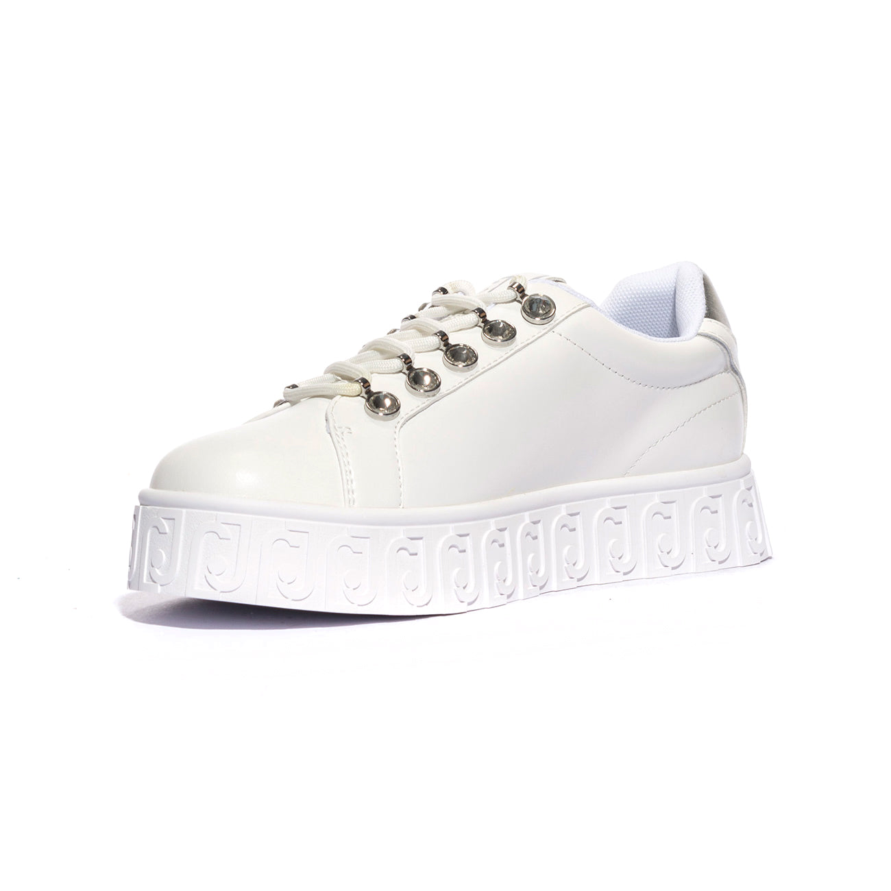 LIUJO BF4083PX02601111 METALLI WHITE Sneakers Donna 