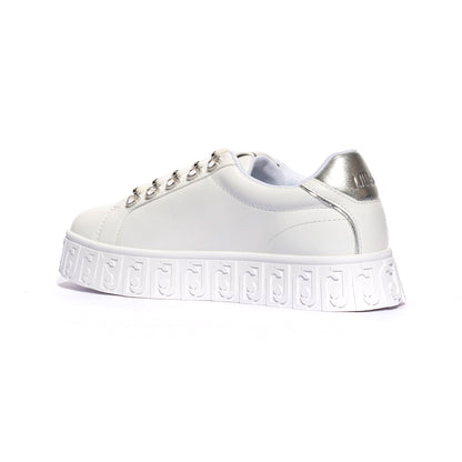 LIUJO BF4083PX02601111 METALLI WHITE Sneakers Donna 
