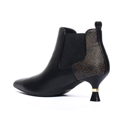 LIUJO SF3175PX428S1033 BLACK BROWN Stivaletti Donna 