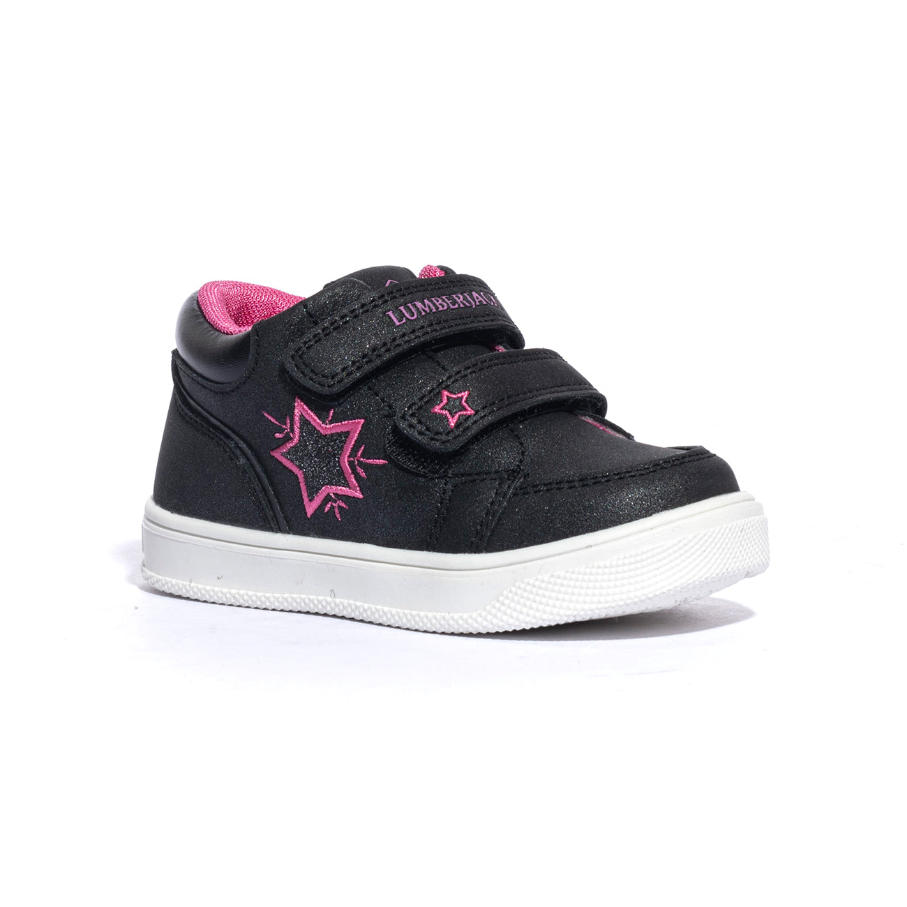 LUMBERJACK SG55012-010 BLACK FUXIA Sneakers Bambina 