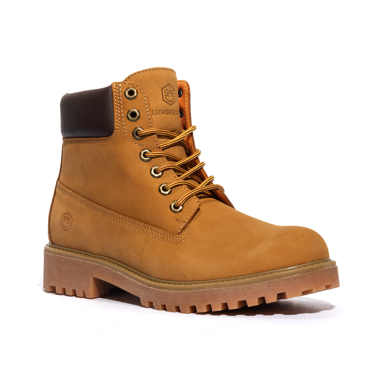 LUMBERJACK SMH6901-001YELLOW DK BROWN