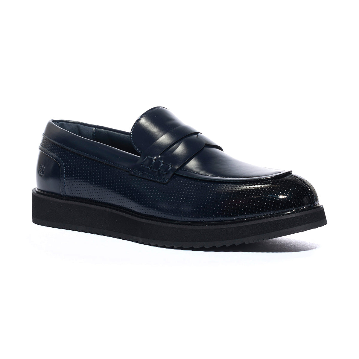 SOLO SOPRANI MO810 BLU Mocassini Uomo 