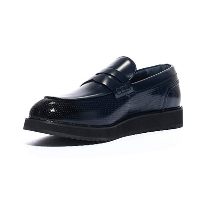 SOLO SOPRANI MO810 BLU Mocassini Uomo 