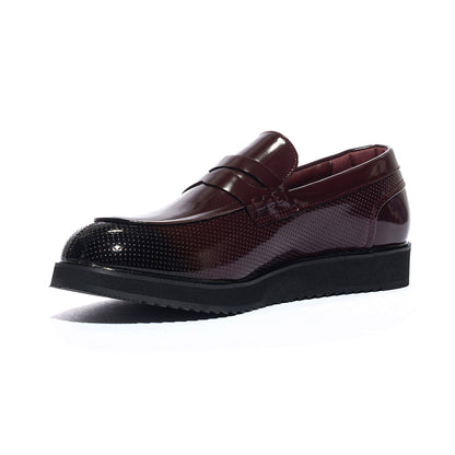 SOLO SOPRANI MO810 BORDEAUX Mocassini Uomo 