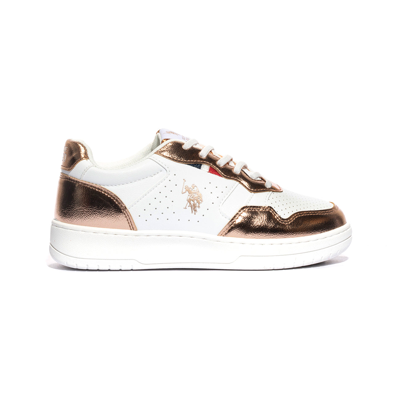 U.S. POLO ASSN. DENNY004 WHI PIN Sneakers Bambina 