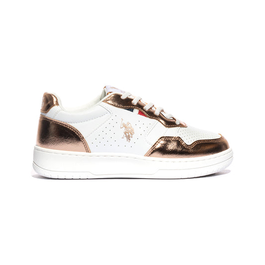 U.S. POLO ASSN. DENNY004 WHI PIN Sneakers Bambina 