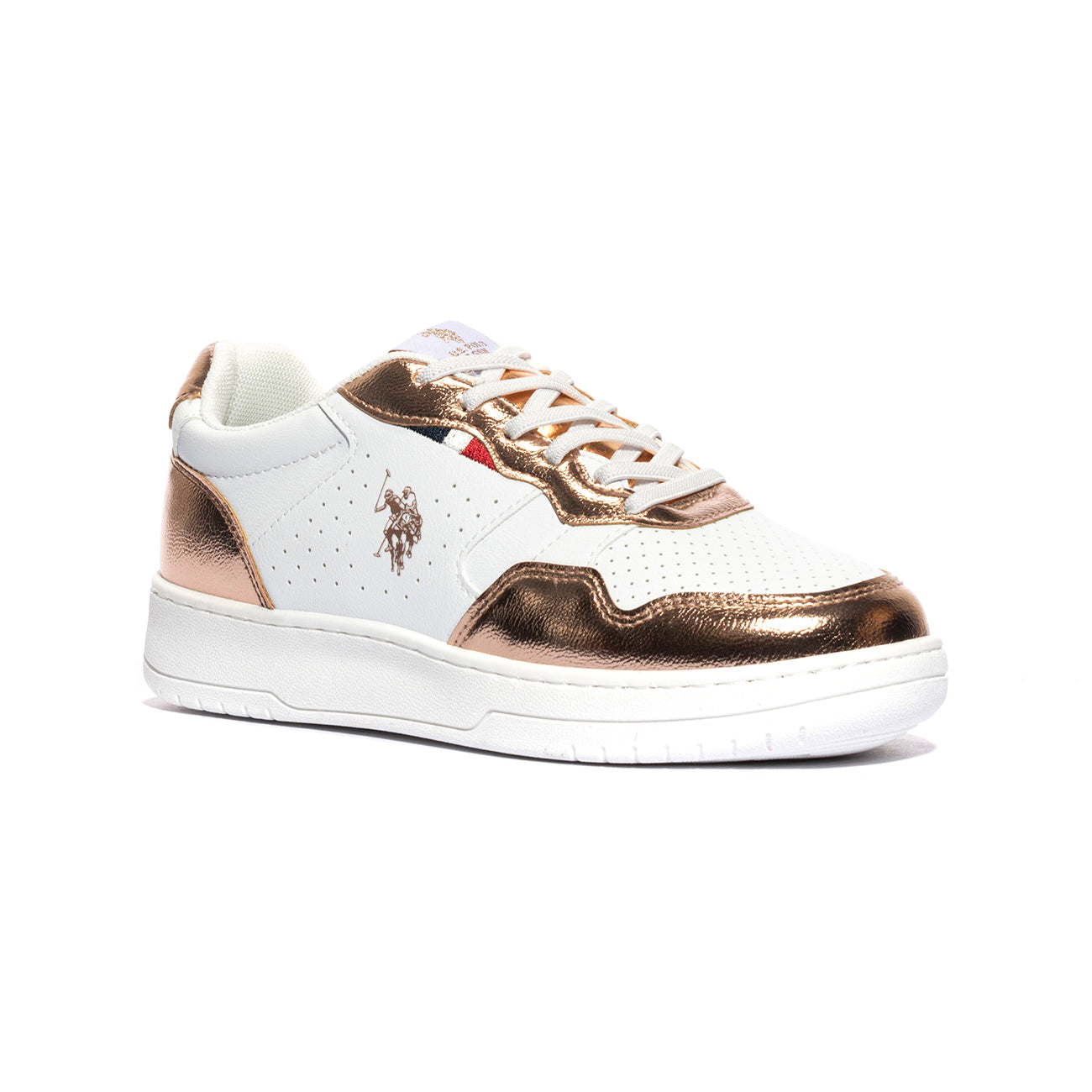 U.S. POLO ASSN. DENNY004 WHI PIN Sneakers Bambina 