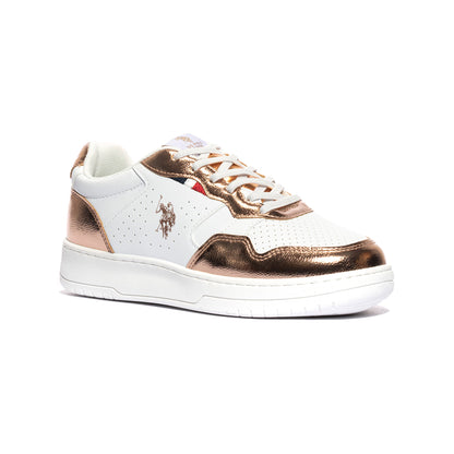 U.S. POLO ASSN. DENNY004 WHI PIN Sneakers Bambina 