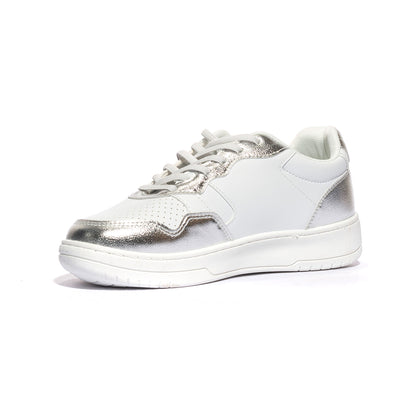U.S. POLO ASSN. DENNY004 WHI SIL Sneakers Bambina 