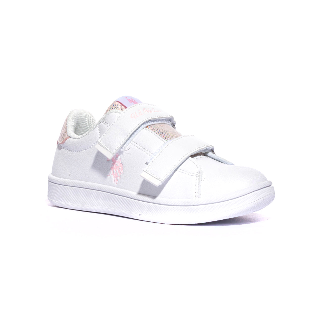U.S. POLO ASSN. TRACE002 WHI PIN Sneakers Bambina 