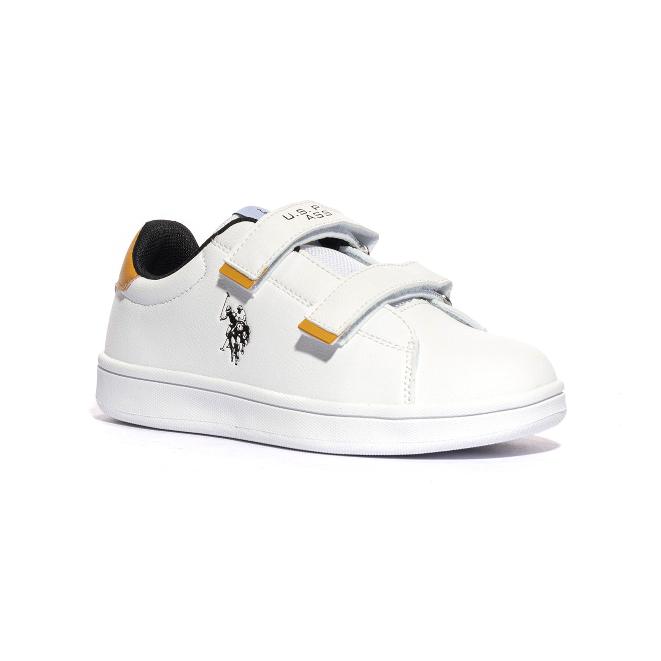 U.S. POLO ASSN. TRACE001WHI YEL