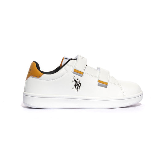 U.S. POLO ASSN. TRACE001WHI YEL