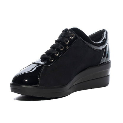 VALLEVERDE 36204 SUEDE BLACK Sneakers Donna 