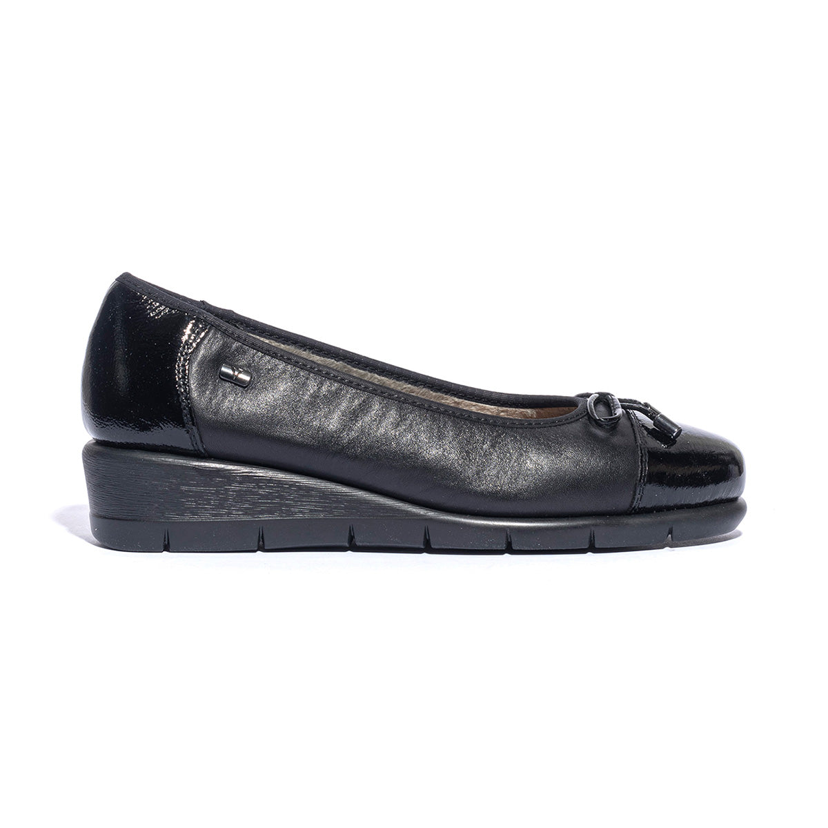 VALLEVERDE VS10202 NAPPA BLACK Ballerine Donna 