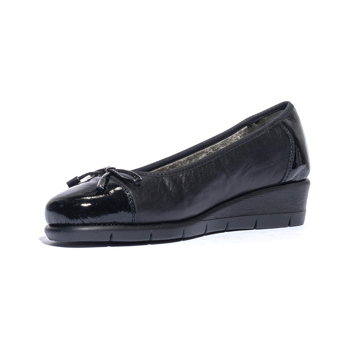 VALLEVERDE VS10202 NAPPA BLACK Ballerine Donna 