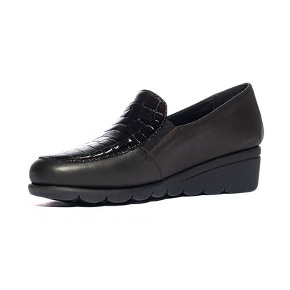 VALLEVERDE VS10301 NAPPA MORO Mocassini Donna 