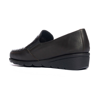 VALLEVERDE VS10301 NAPPA MORO Mocassini Donna 