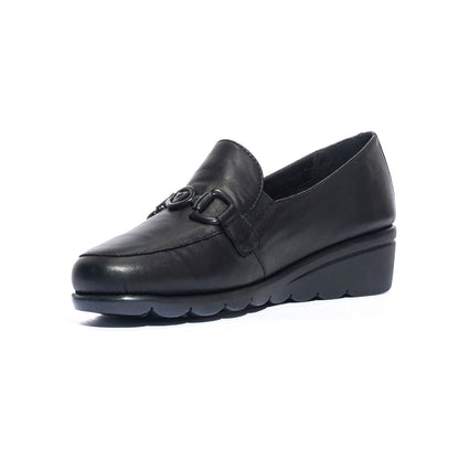 VALLEVERDE VS10307 NAPPA NERO Mocassini Donna 