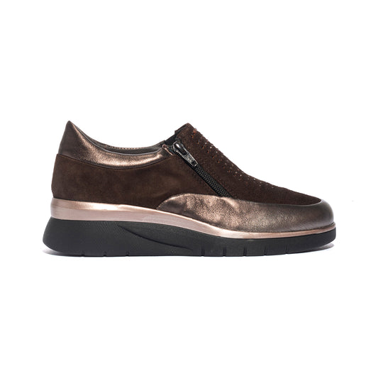 WALK DREAM W19079-08 BROWN Slip-on Donna 