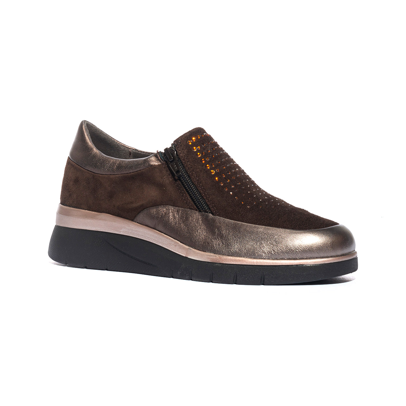 WALK DREAM W19079-08 BROWN Slip-on Donna 