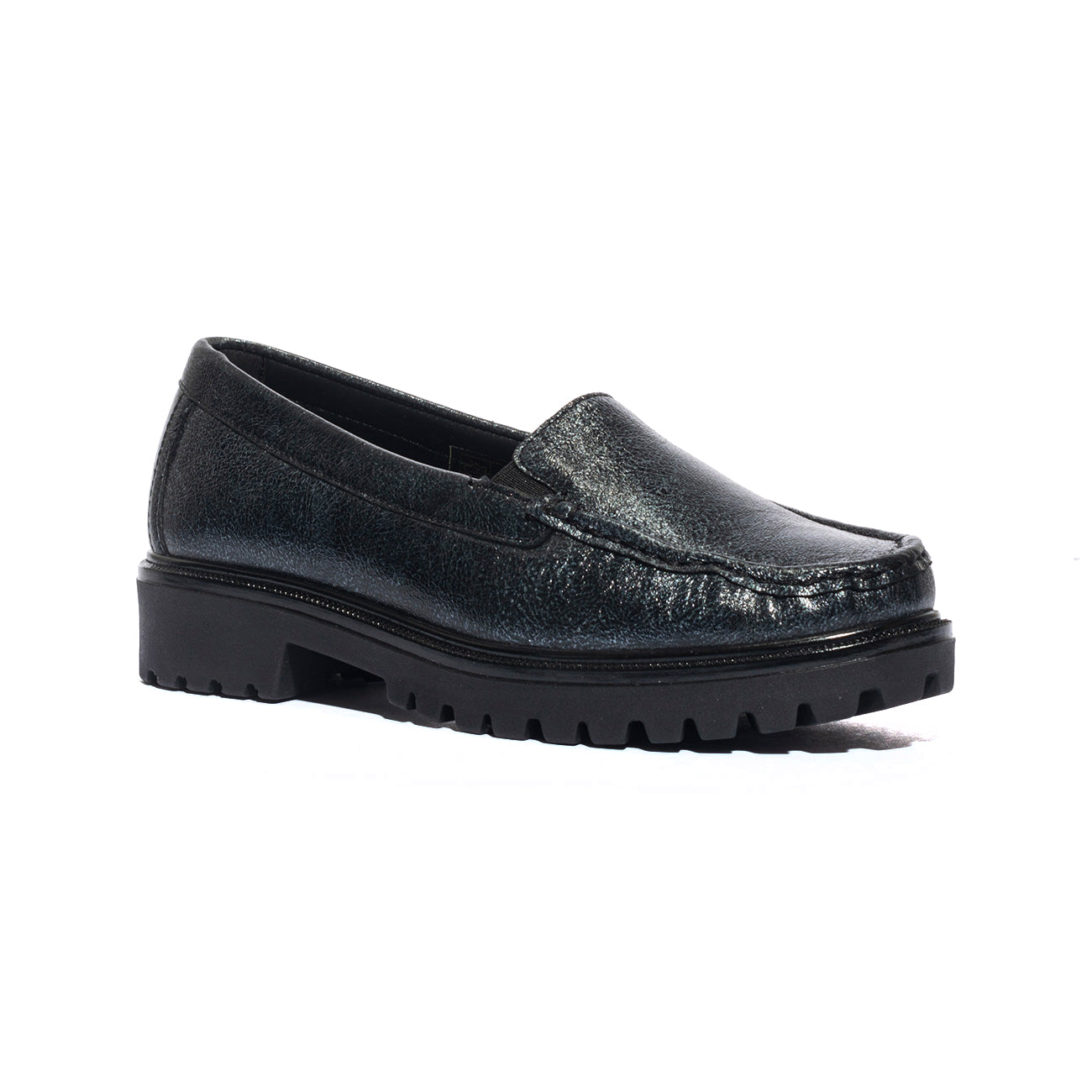 WALK DREAM W20326-11 BLACK Mocassini Donna 