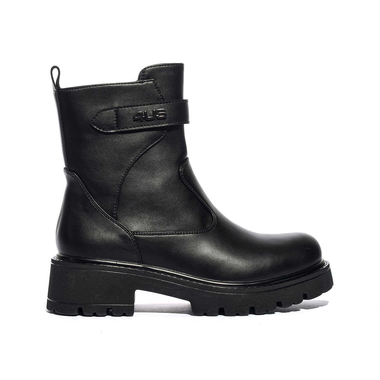 4US 4BX118 BLACK Stivaletti Donna 