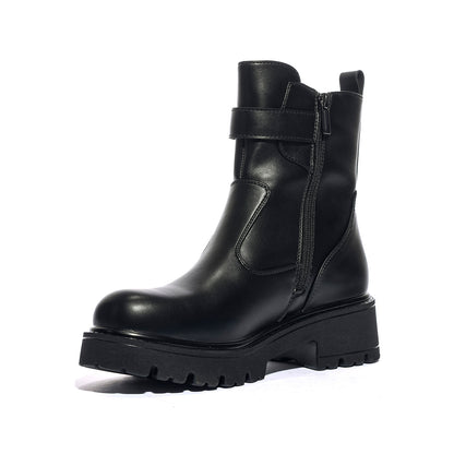 4US 4BX118 BLACK Stivaletti Donna 
