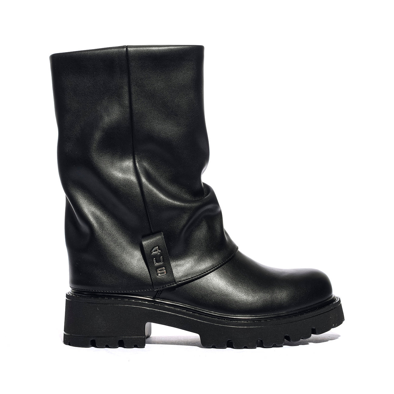 4US 4BX122 BLACK Stivaletti Donna 