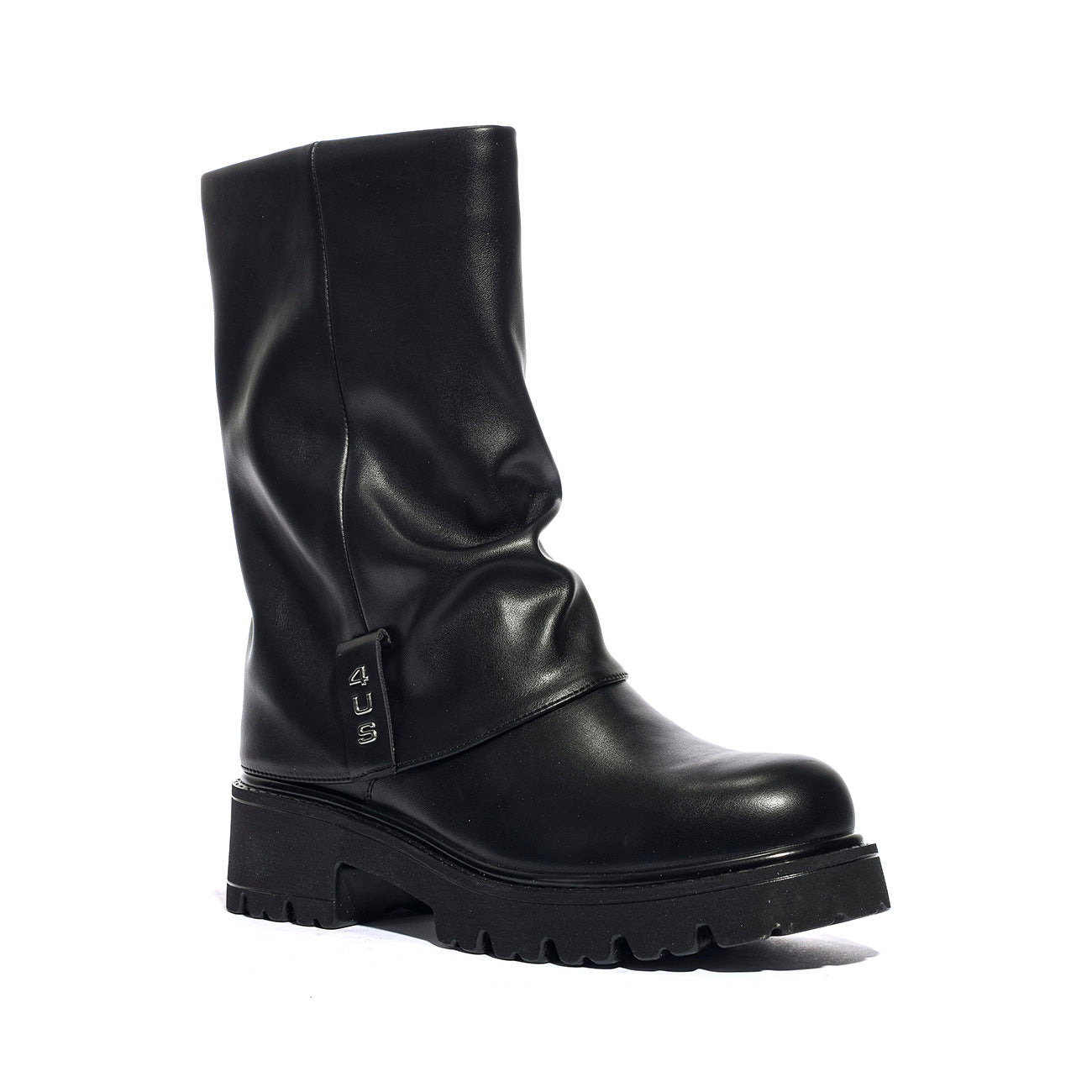 4US 4BX122 BLACK Stivaletti Donna 