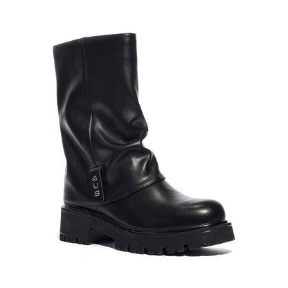 4US 4BX122 BLACK Stivaletti Donna 