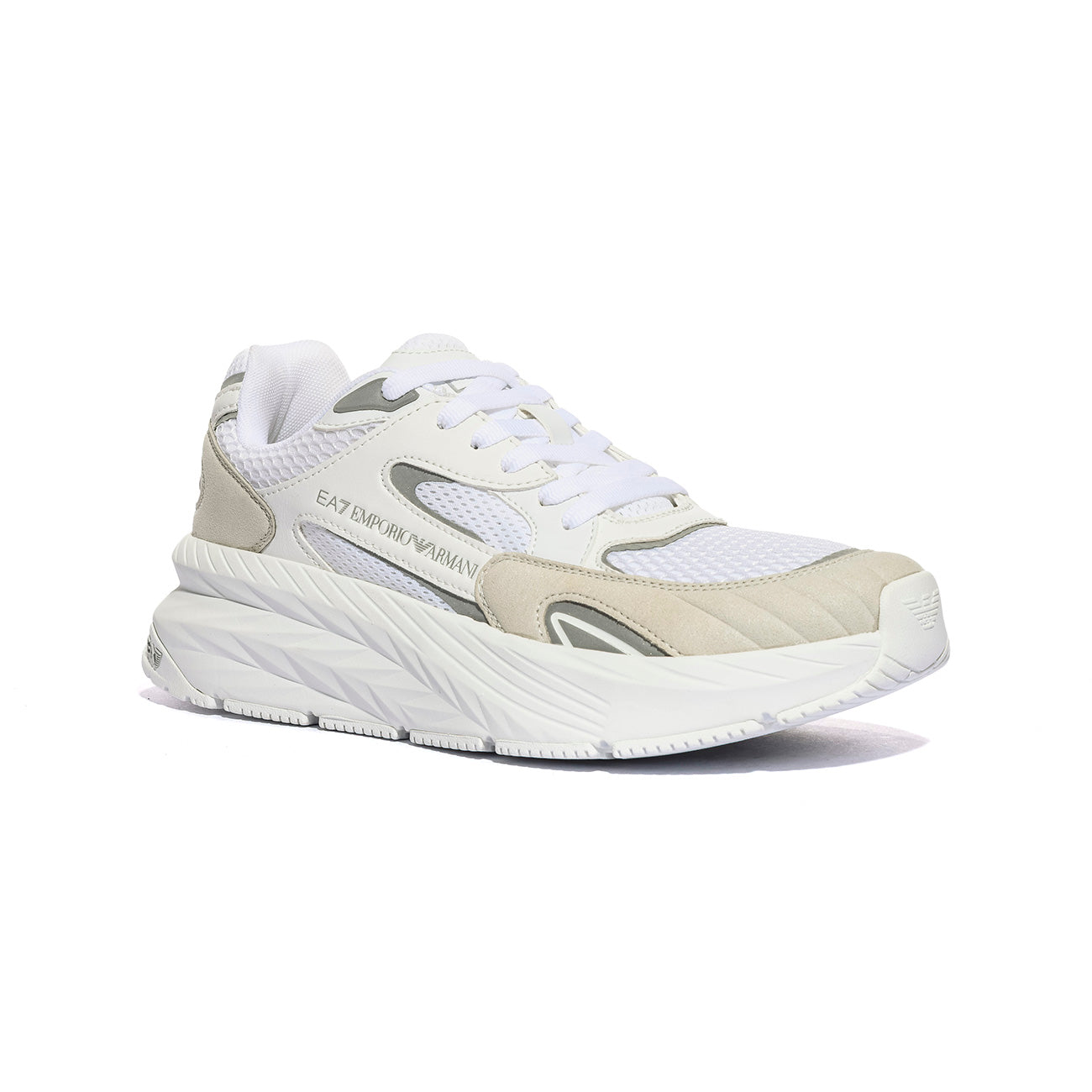 ARMANI 7X000342 TRIPLE WHITE S. Sneakers Uomo 