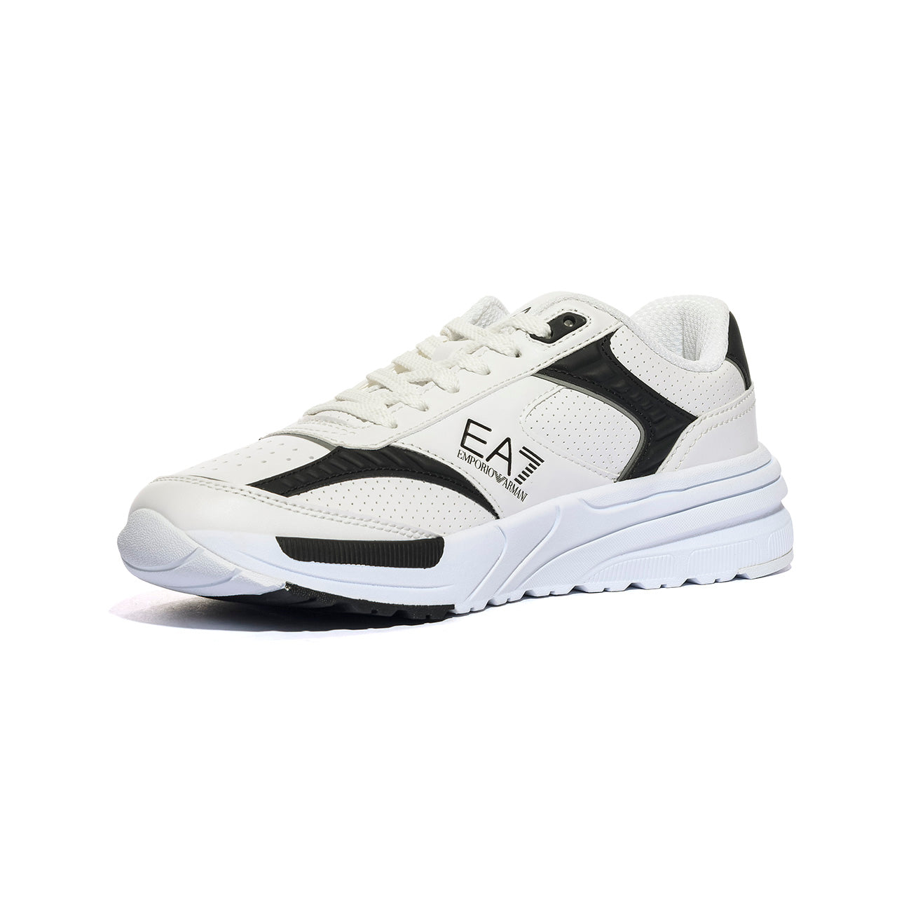 ARMANI 7X000360 WHITE BLACK Sneakers Uomo 