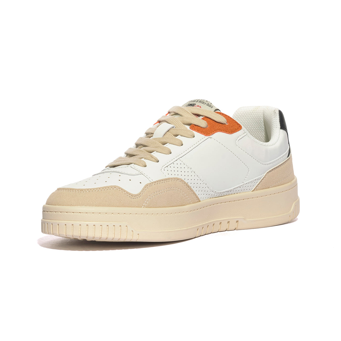 AVIREX ANDREW001 WHITE ORANGE Sneakers Uomo 