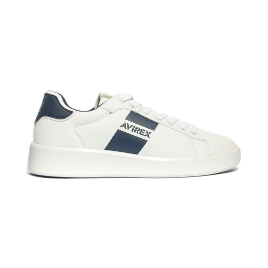 AVIREX CIAK001 WHITE BLU Sneakers Uomo 