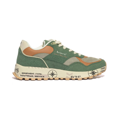 AVIREX STAR001 GREEN Sneakers Uomo 